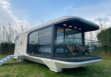 Características de las casas prefabricadas de Vessel