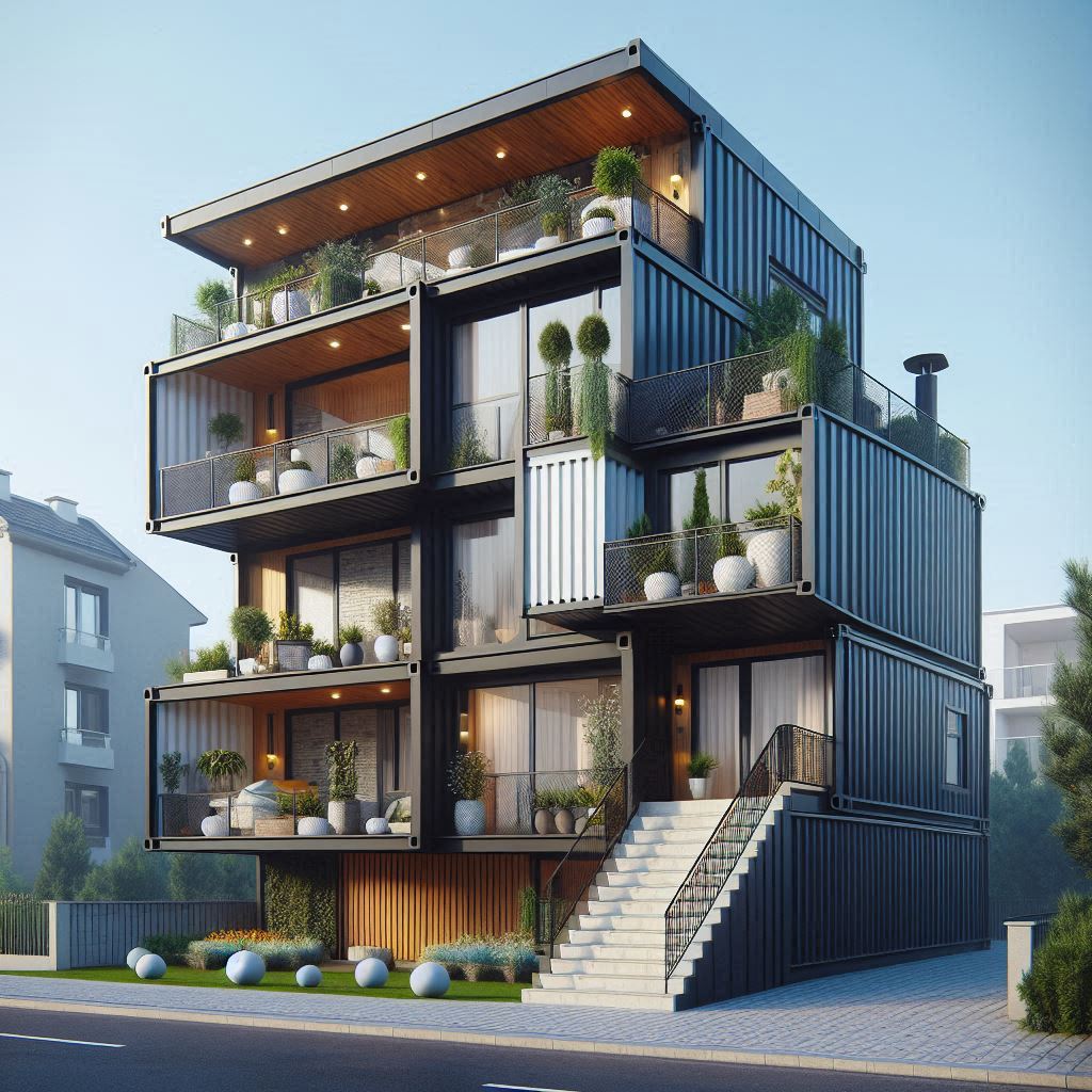 Modelos Casas de 5 contenedores